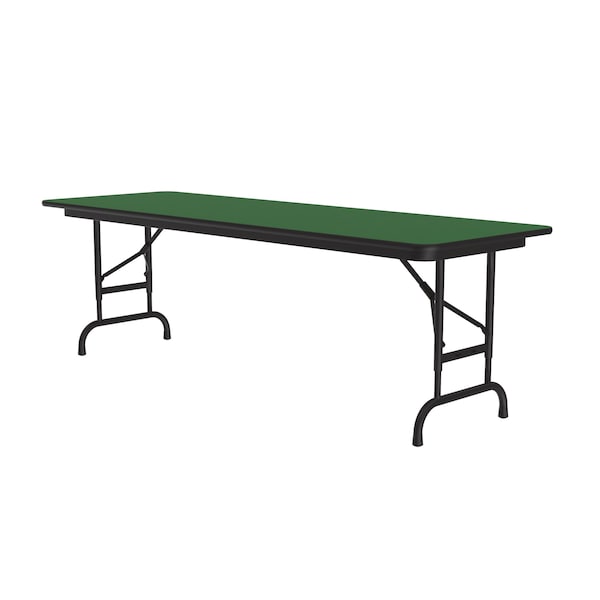 CFA Adjustable HPL Folding Tables 24x72 Green